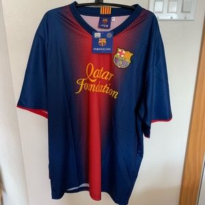 NWT FCB Barcelona mens XL shirt